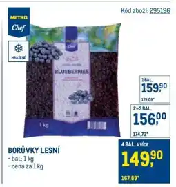 Makro Borůvky lesní nabídka
