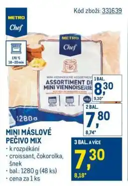 Makro Mini máslové pečivo mix nabídka