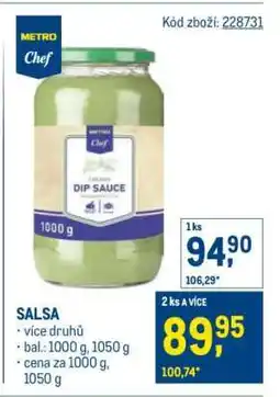 Makro SALSA nabídka