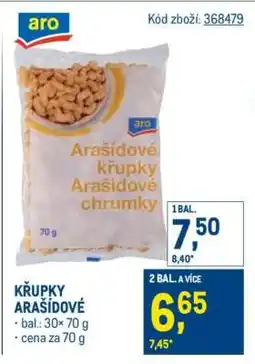 Makro Křupky arašídové nabídka
