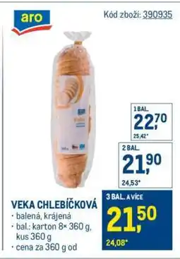 Makro Veka chlebíčková nabídka