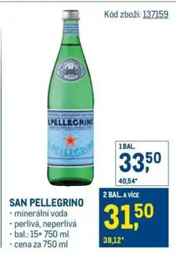 Makro San Pellegrino nabídka