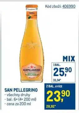 Makro San Pellegrino nabídka