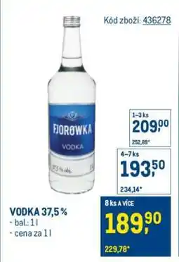 Makro FJOROWKA VODKA nabídka