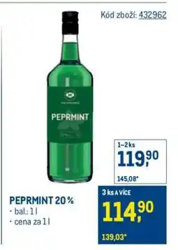 Makro Peprmint 20% nabídka