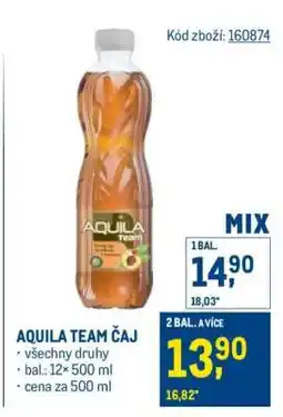 Makro AQUILA TEAM ČAJ nabídka