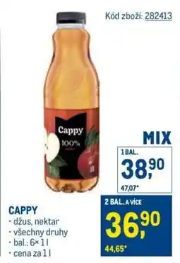 Makro Cappy nabídka