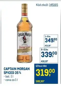 Makro Captain Morgan Spiced 35 % nabídka