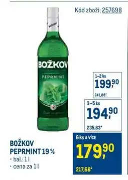 Makro Božkov Peprmint 19 % nabídka