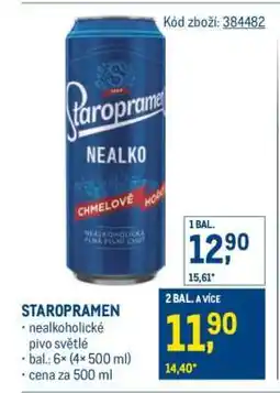 Makro Staropramen nabídka