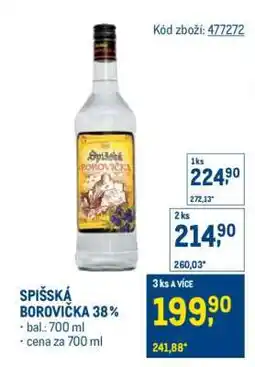 Makro SPIŠSKÁ BOROVIČKA 38% nabídka