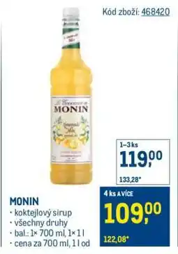 Makro Monin nabídka