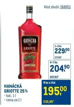 Makro HANÁCKÁ GRIOTTE 25 % nabídka