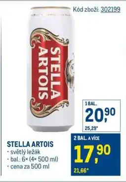 Makro Stella Artois nabídka