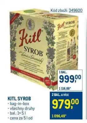 Makro Kitl Syrob nabídka