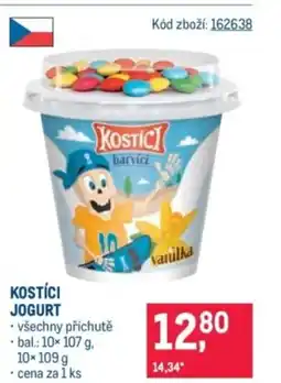 Makro Kostíci jogurt nabídka