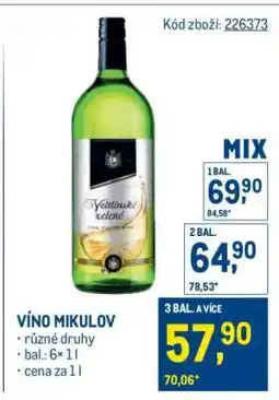Makro Víno Mikulov nabídka