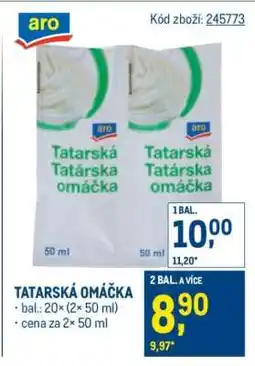 Makro Tatarská omáčka nabídka