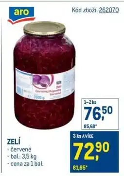 Makro Zelí nabídka