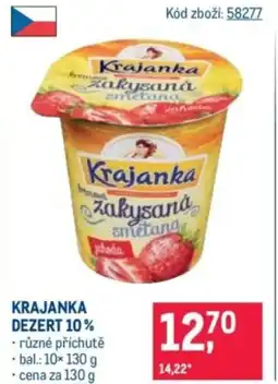 Makro Krajanka dezert 10% nabídka