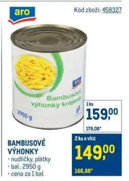 Makro Bambusové výhonky nabídka
