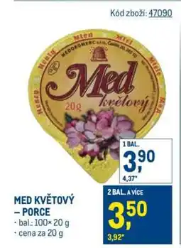 Makro Med květový – porce nabídka