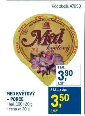 Makro Med květový – porce nabídka
