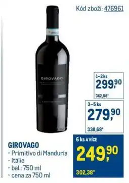 Makro GIROVAGO nabídka