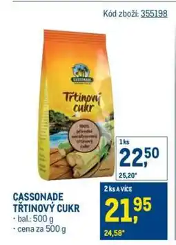 Makro Cassonade Třtinový cukr nabídka