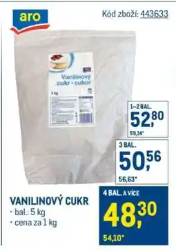 Makro Vanilínový cukr nabídka