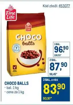 Makro Choco balls nabídka