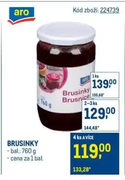 Makro Brusinky nabídka