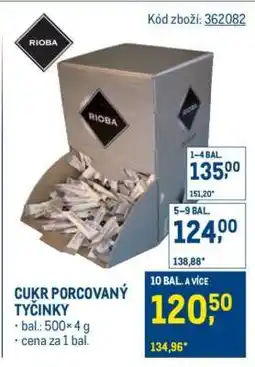 Makro Cukr porcovaný tyčinky nabídka