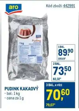 Makro PUDINK KAKAOVÝ nabídka