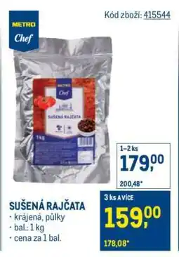 Makro Sušená rajčata nabídka