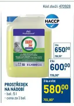 Makro Prostředek na nádobí nabídka