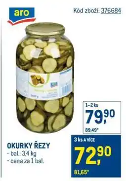 Makro Okurky řezy nabídka