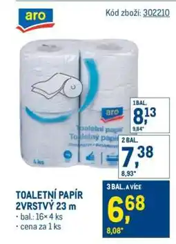 Makro TOALETNÍ PAPÍR 2VRSTVÝ 23 m nabídka