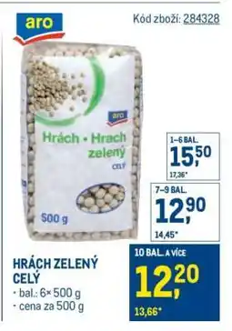 Makro Hrách zelený celý nabídka
