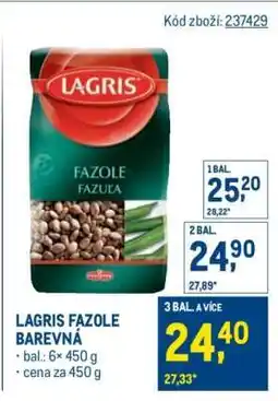 Makro Lagris fazole barevná nabídka
