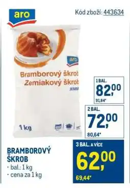 Makro BRAMBOROVÝ ŠKROB nabídka