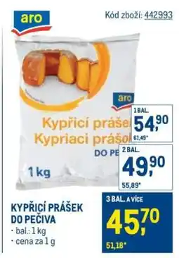 Makro Kypřicí prášek do pečiva nabídka