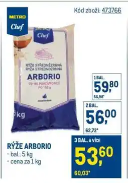Makro Rýže Arborio nabídka