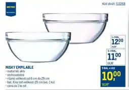 Makro Misky Empilable nabídka