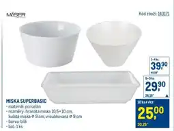 Makro MISKA SUPERBASIC nabídka