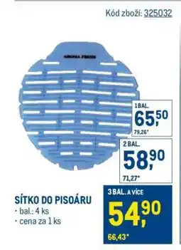Makro SÍTKO DO PISOÁRU nabídka