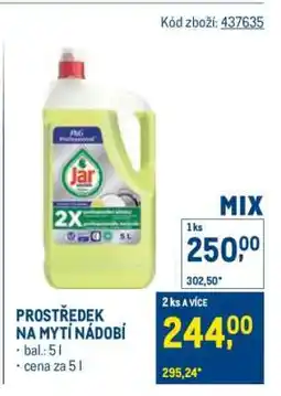 Makro Prostředek na mytí nádobí nabídka