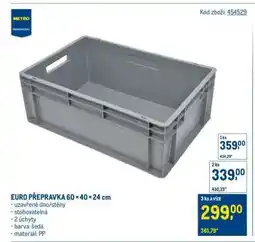 Makro EURO PŘEPRAVKA 60 × 40 × 24 cm nabídka