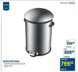 Makro NEREZ KOŠ PEDÁL nabídka