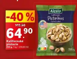 Lidl KALIFORNSKÉ PISTÁCIE nabídka
